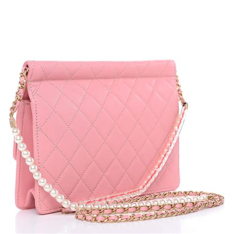 chanel bag with pearl chain|chanel quilted chain bag.